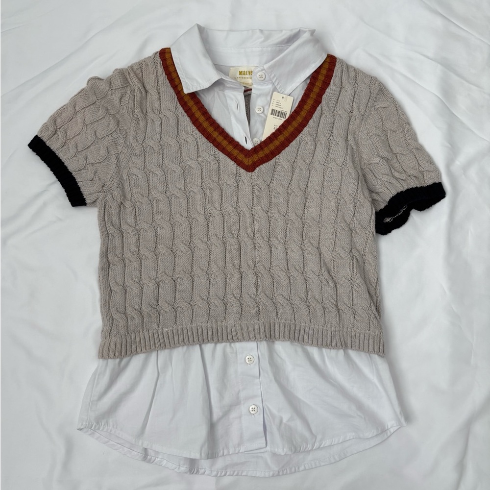 Maeve Cable Knit Sweater